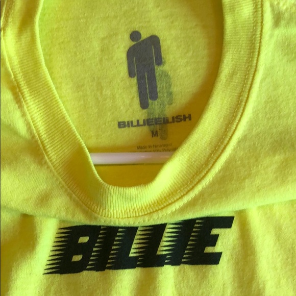 Neon Yellow Billie Eilish T-shirt - Picture 2 of 4